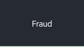 Fraud image