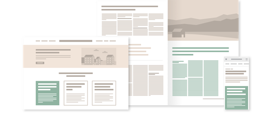 Print and digital publications