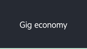 Gig economy image