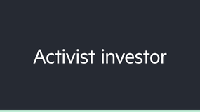 Activist investor image