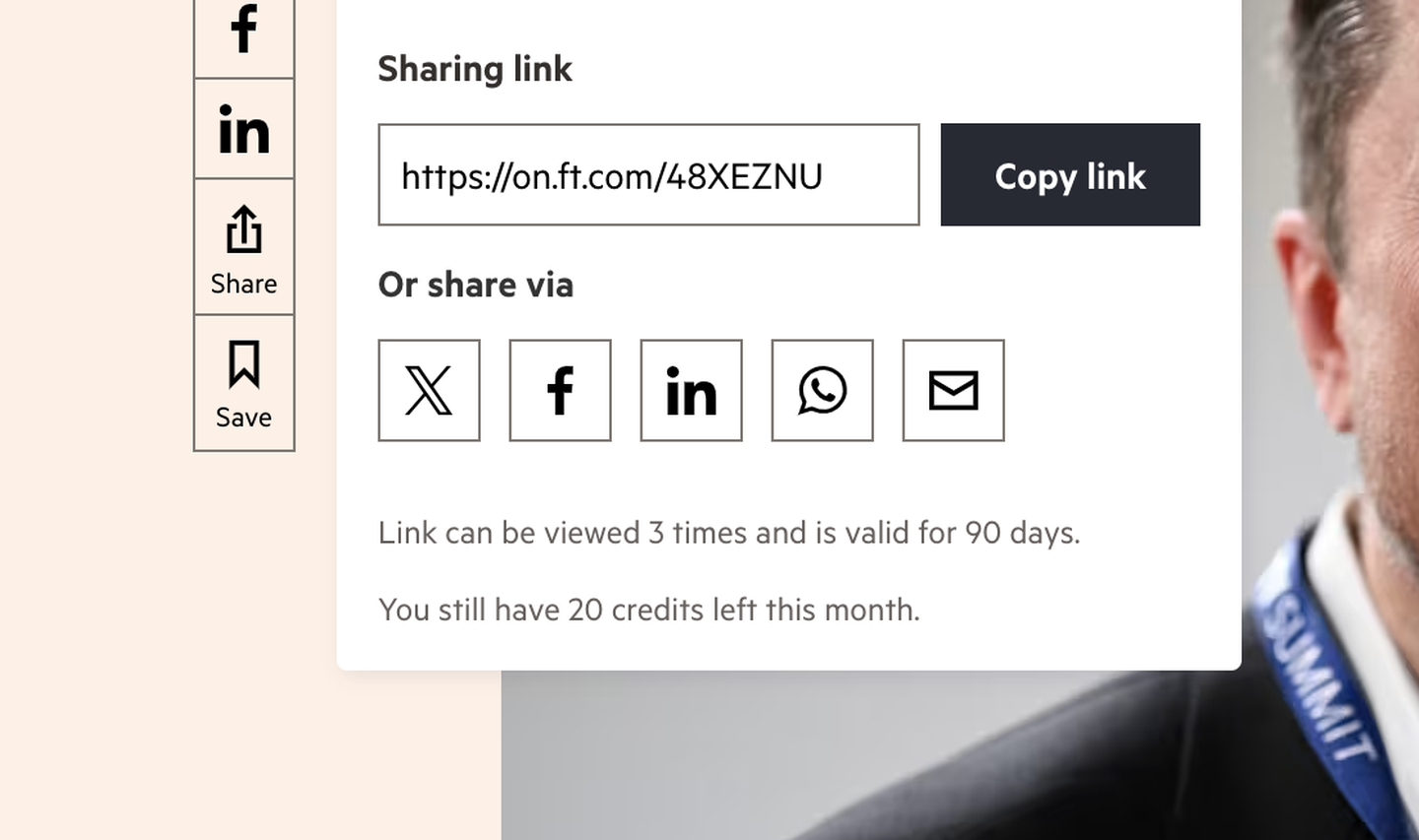 Sharing FT Gift Articles