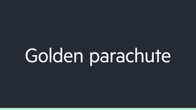 Golden parachute image