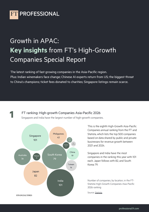 High-Growth Companies Asia Pacific report