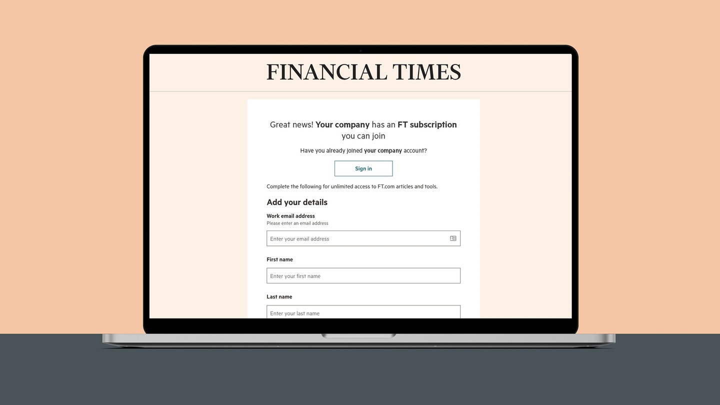 FT Group Subscription using Access Manager