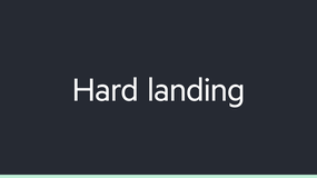 Hard landing image