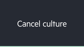 Cancel culture image