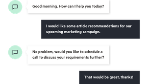 Personalised service