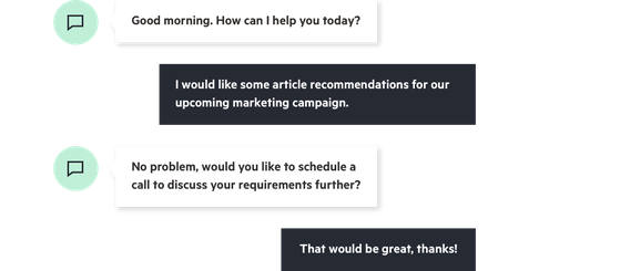 Personalised service