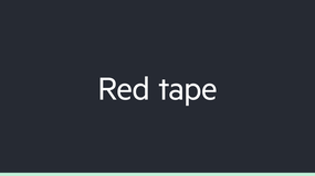 Red tape image