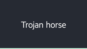 Trojan horse image